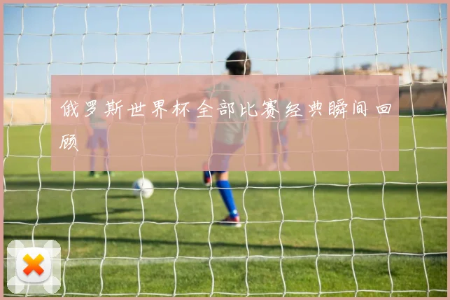 俄罗斯世界杯全部比赛经典瞬间回顾
